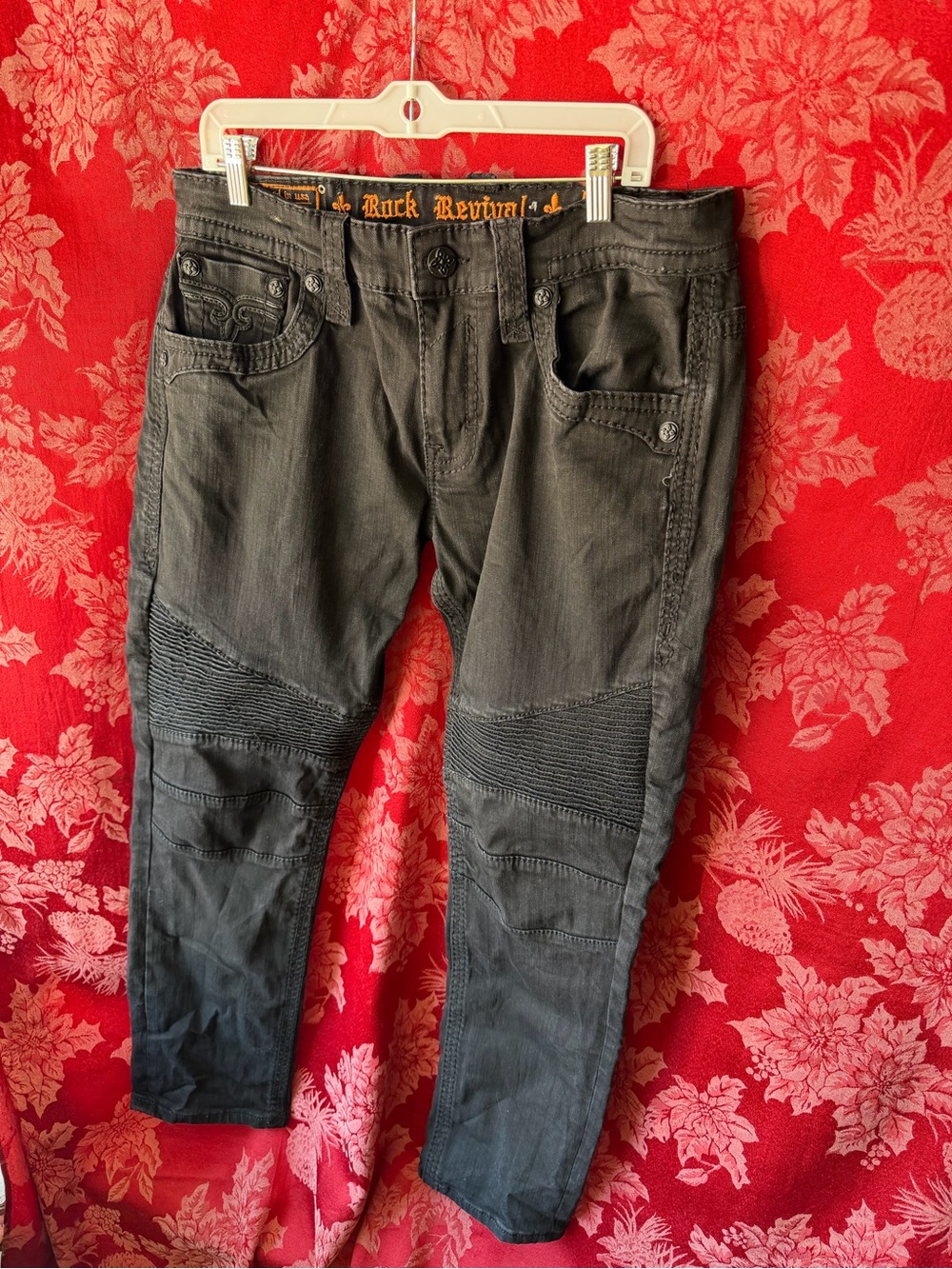 Rock Revival Newt Biker Jeans Size 36